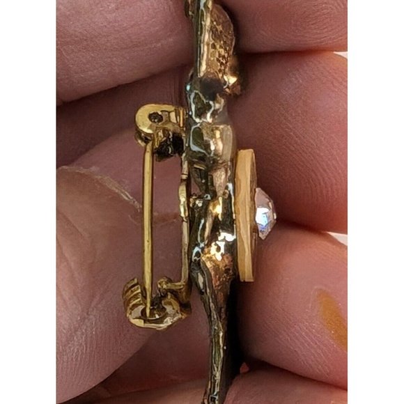 Vintage Old Fashioned Telephone Brooch - Picture 5 of 5